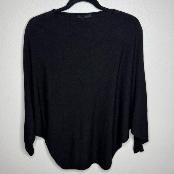 Meo Meli Stretch Knit Dolman Sleeve Sweater Black - Picture 1 of 8